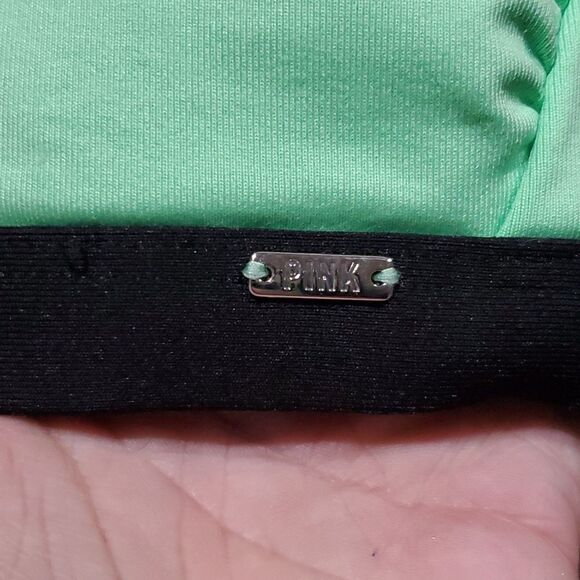 PINK Color Block Bikini in Blue & Green Size S - Picture 8 of 13